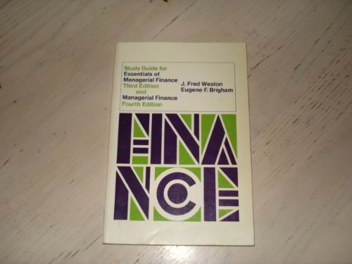 Book Study Guide For Essentials Of Managerial Finance (3rd Edition), Managerial Finance (4th Edition) free