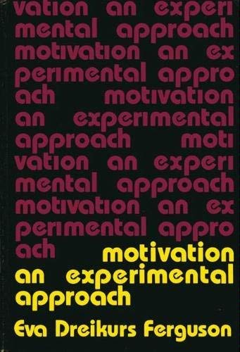 Book Motivation: An Experimental Approach free