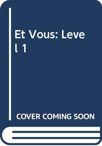 Book Et Vous: Level 1 (french Edition) free