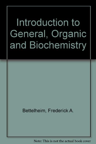 Book Introduction to General, Organic and Biochemistry free