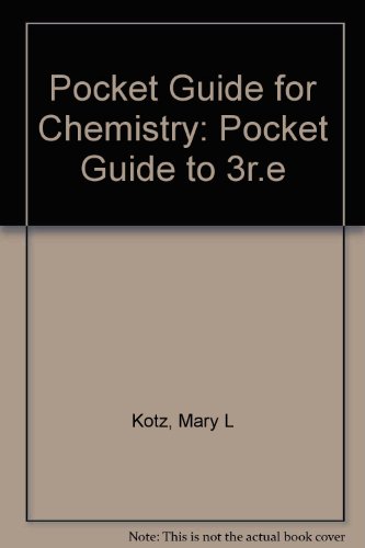 Book Pocket Guide to accompany Chemistry & Chemical Reactivity (3rd Ed.) free