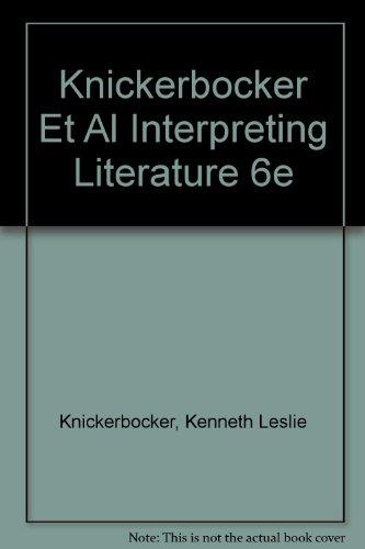 Book Interpreting Literature: Preliminaries To Literary Judgment free