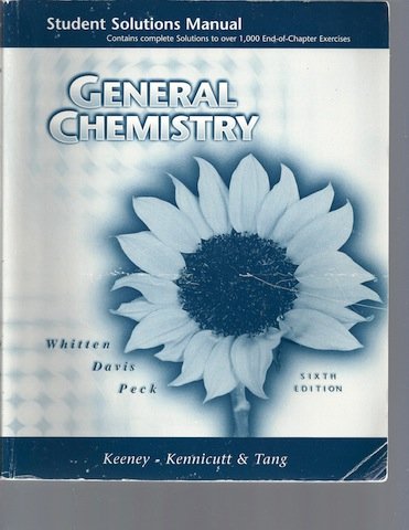 Book General Chemistry Student Solution Manual free