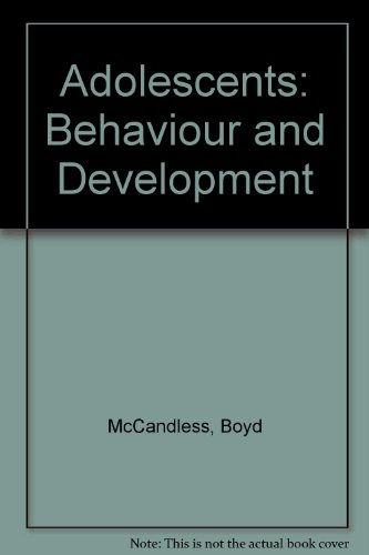 Book Adolescents: Behavior and development free