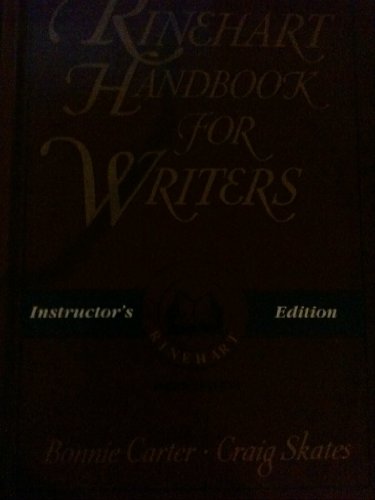 Book The Rinehart handbook for writers free