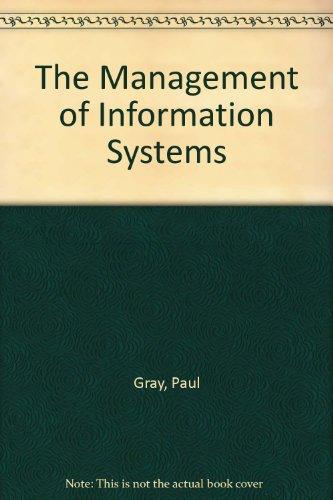 Book The Management Of Information Systems free