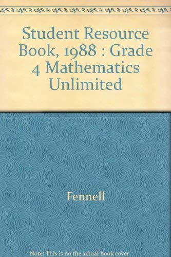 Book Student Resource Book, 1988 : Grade 4 Mathematics Unlimited free