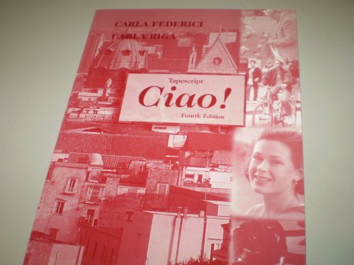 Book Ciao! Tapescript free