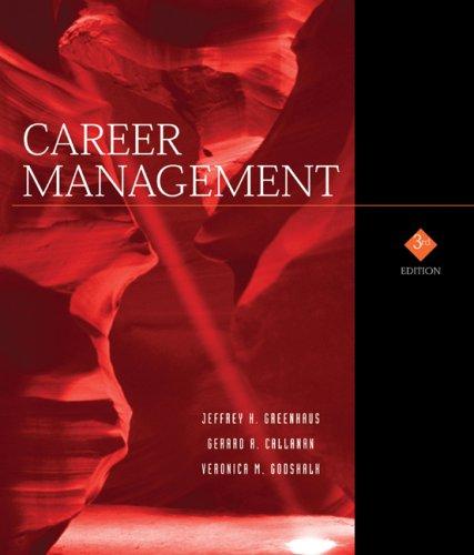 Book Career Management (The Dryden Press Series in Management) free