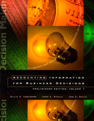 Book Accounting Information for Business Decisions: Preliminary VI free
