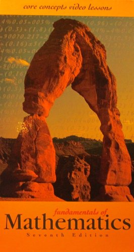Book Fundamentals Of Math (vhs) free