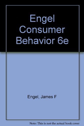 Book CONSUMER BEHAVIOR 6E free