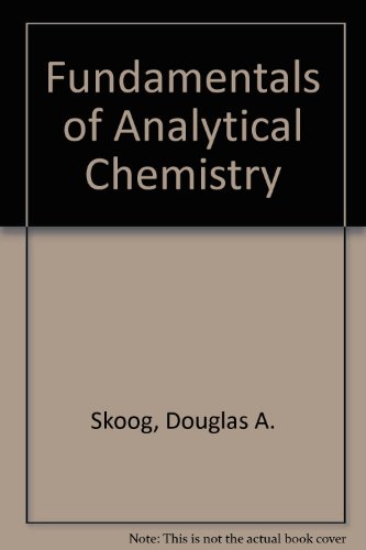Book Fundamentals Of Analytical Chemistry free
