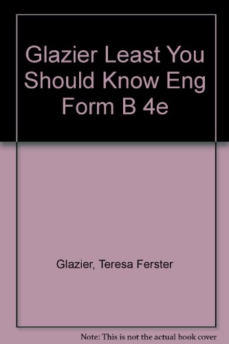 Book The least you should know about English: Basic writing skills : form B free