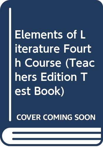 Book Elements Of Literature Fourth Course, Test Book free