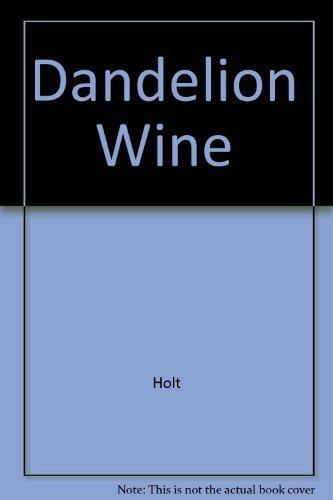 Book A Study Guide To Dandelion Wine (elements Of Literature, Second Course) free
