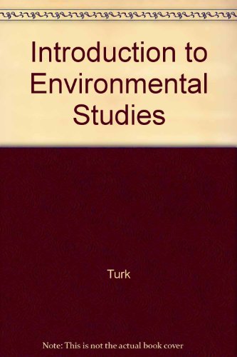 Book Introduction To Environmental Studies free
