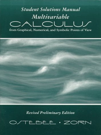 Book Multivariable Calculus from Graphical, Numerical, and Symbolic Points of View free