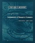 Book Study Guide to Accompany Fundamentals of Managerial Economics, 6th Edition free