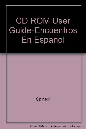 Book Cd Rom User Guide-encuentros En Espanol free