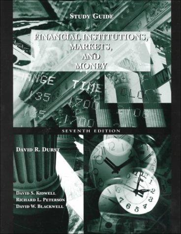 Book Financial Institutions, Markets And Money, Study Guide free