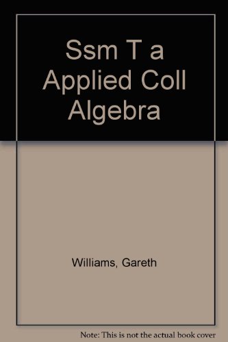 Book Applied College Algebra: A Graphing Approach: Solutions Manual free