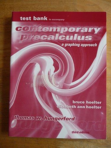 Book Contemp Precalculus Test Bank free