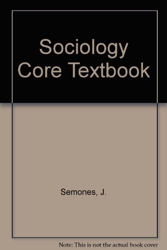 Book Sociology Core Textbook free