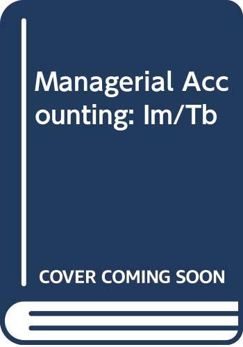 Book Managerial Accounting: Im/tb free