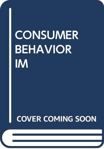 Book CONSUMER BEHAVIOR IM free