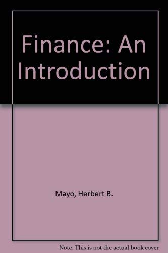 Book Finance: An Introduction free