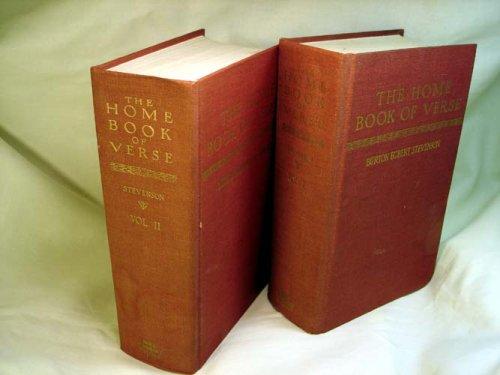 Book The Home Book Verse, American and English, 1580-1920: With an Appendix Containing a Few Well-Known Poems in Other Languages free