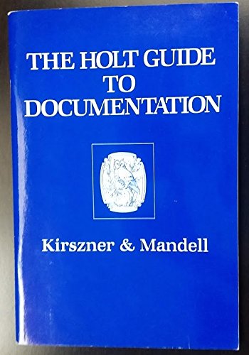 Book Holt Guide to Documentation and Writing In the Disciplines free