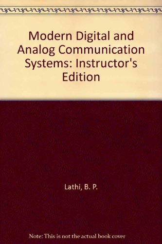 Book Modern Digital and Analog Communication Systems: Instructor's Edition free