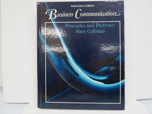 Book Business communication: Principles and processes free