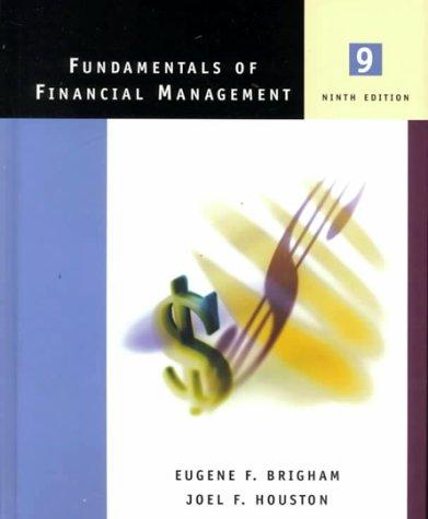 Book Fundamentals of Financial Management with Student CD-ROM free