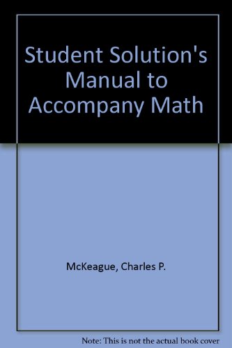 Book Student Solution's Manual to Accompany Math free