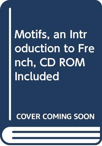 Book Motifs, an Introduction to French, CD ROM Included free