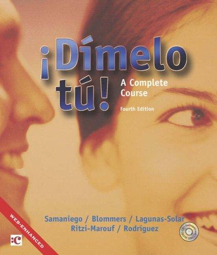 Book Dimelo tu!: A Complete Course (Text/Audio CD Package) free
