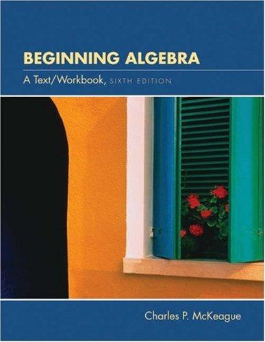 Book Beginning Algebra: A Text/Workbook (with CD-ROM, Make the Grade, and InfoTrac) free