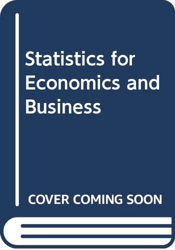 Book Statistics For Economics And Business: Excel Version Plus Cd free
