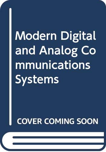 Book Modern Digital & Analog Communications Systems 2e free