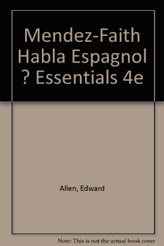 Book Habla Espanol?: Essentials Edition free