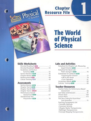 Book Holt Science & Technology: Chapter Resource File Physical Science Chapter 1: The World Of Physical Science free