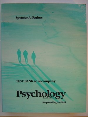 Book Test Bank To Accompany Rathus Psychology free