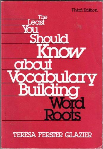 Book The Least You Should Know about Vocabulary Building Words Root free