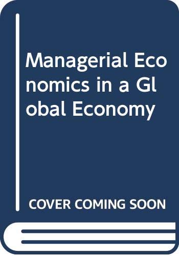 Book Managerial Economics in a Global Economy free
