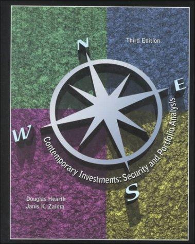 Book Contemporary Investments: Security and Portfolio Analysis free