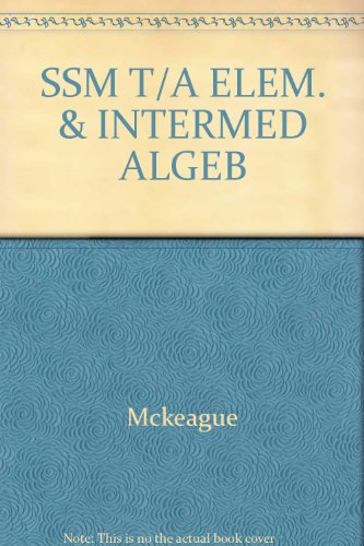 Book SSM T/A ELEM. & INTERMED ALGEB free