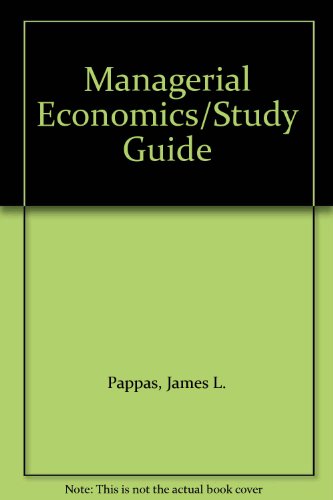 Book Managerial Economics/Study Guide free